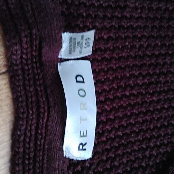 Retrod open knit studded  sweater Size Small - Picture 2 of 4